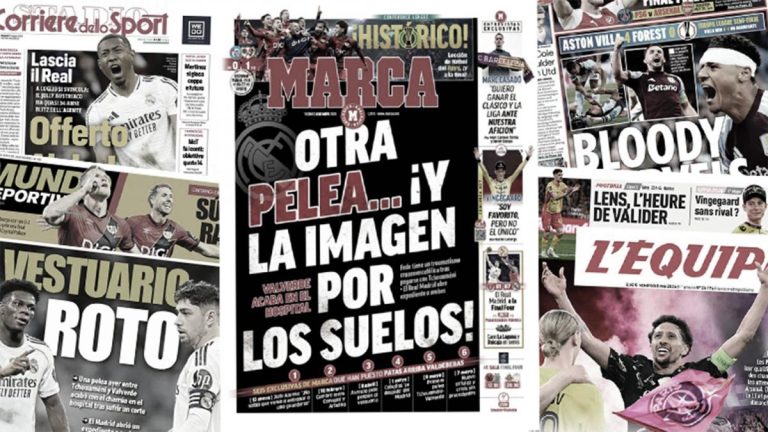 European press shocked by incidents at Real Madrid, Manchester United targeted Bruno Fernandes' successor