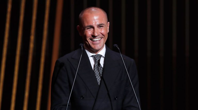 Fabio Cannavaro, the big announcement