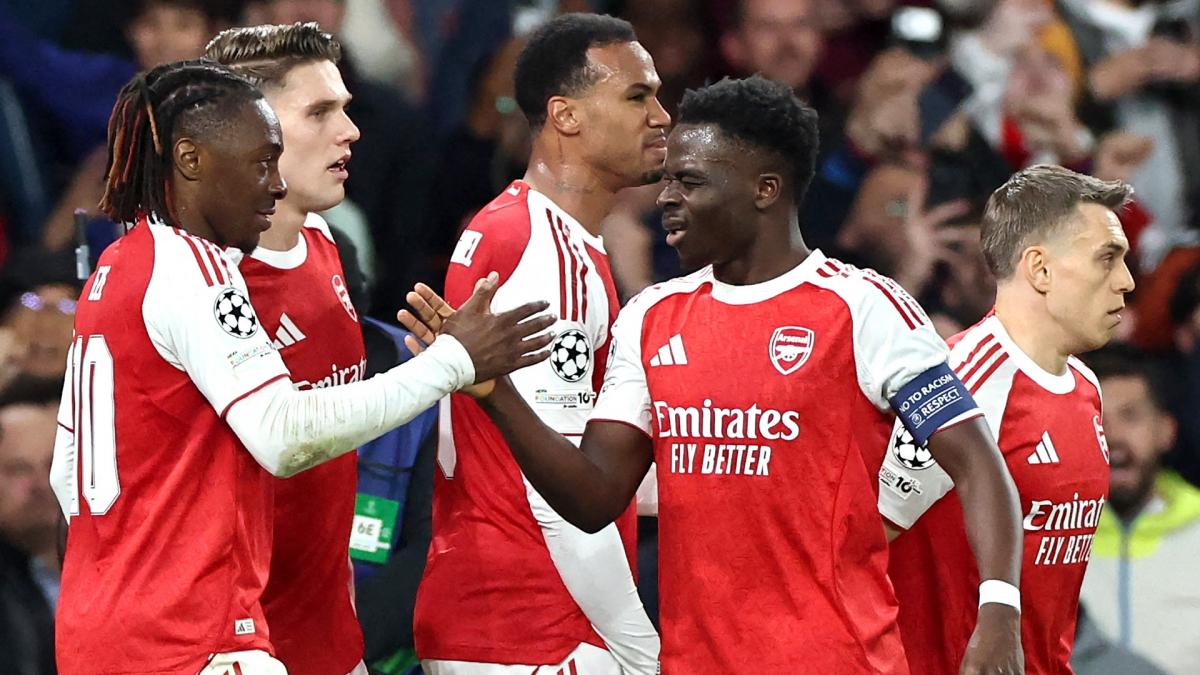 LdC: Arsenal never loses except… against PSG