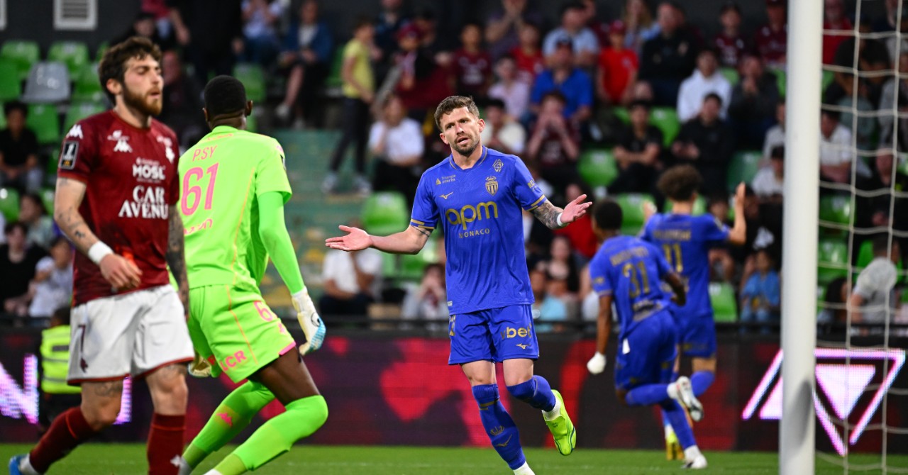 Monaco sends a valiant Metz to Ligue 2