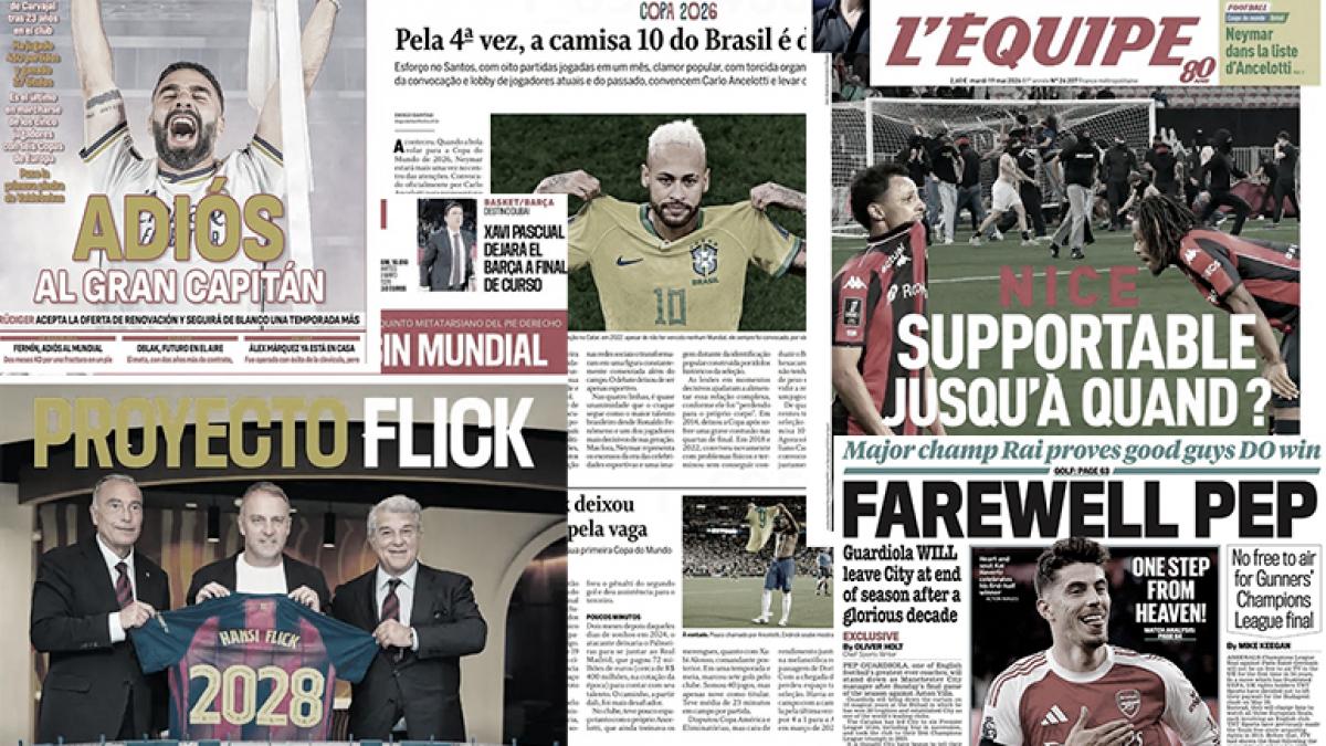 Neymar's call-up to the World Cup ignites the press, Arsenal very close to making history