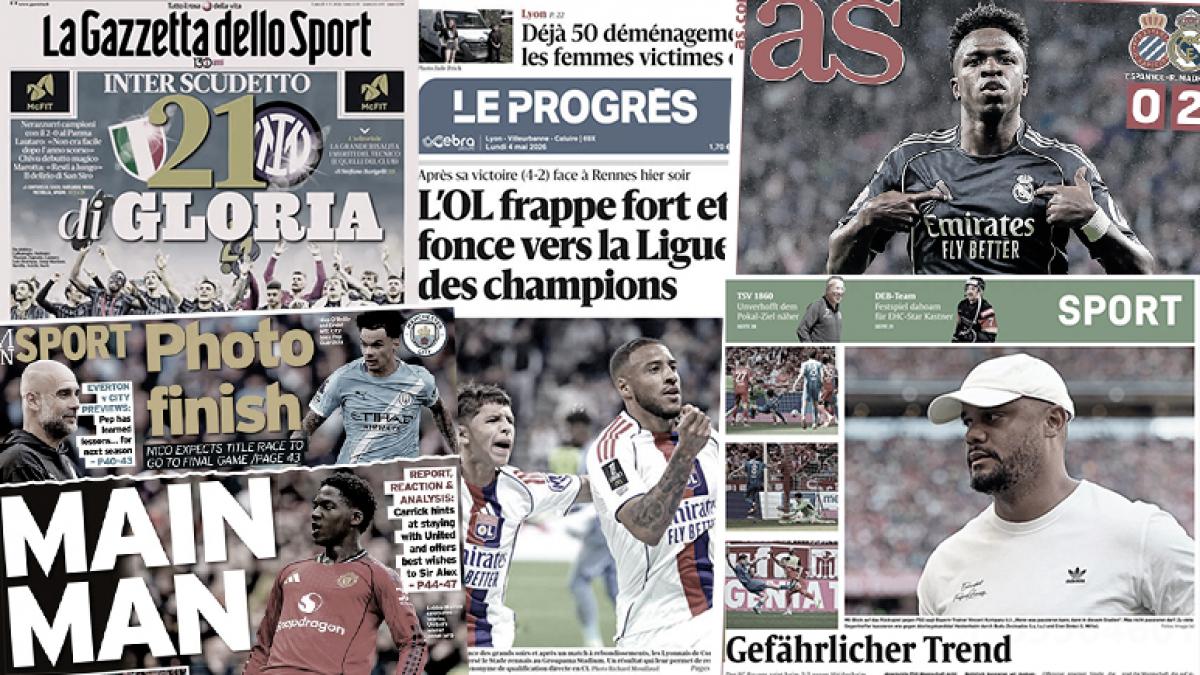 The press goes crazy after Inter Milan's title, Fabian Ruiz's dilemma against Bayern