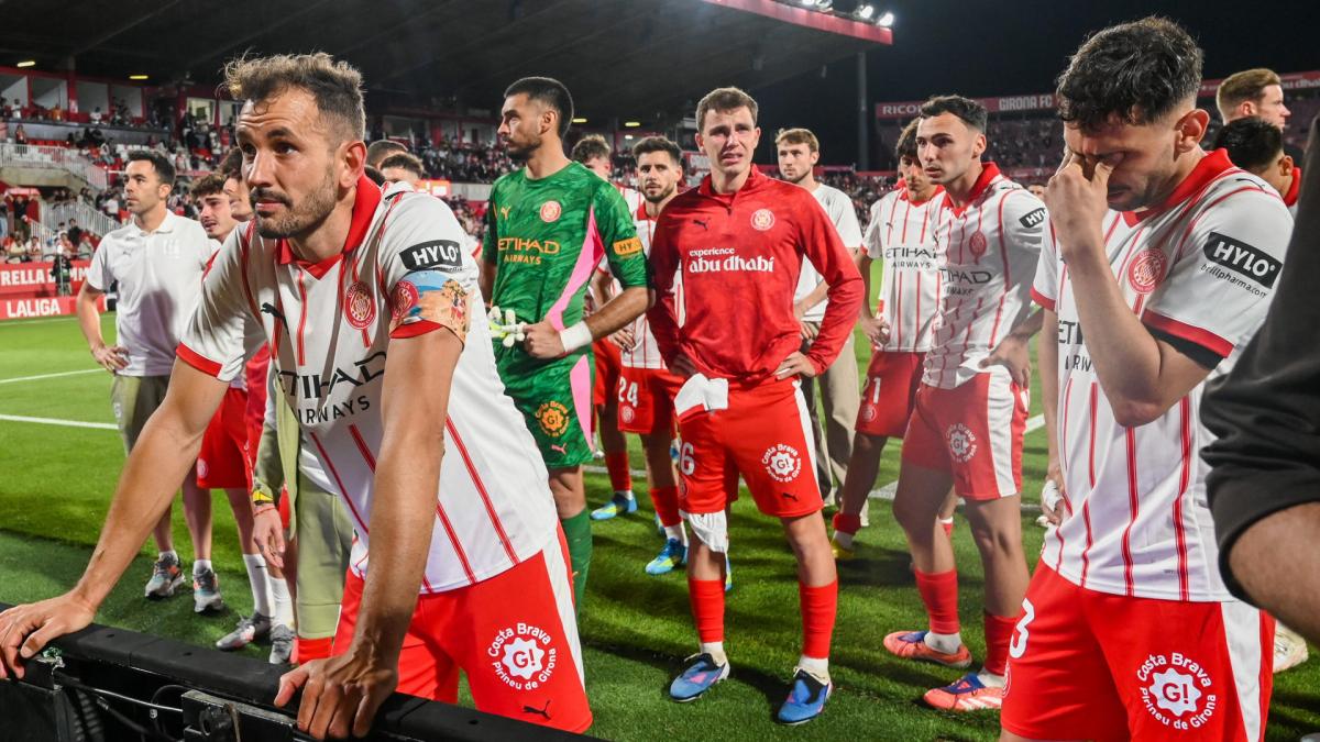The terrible decline of Girona, from the Champions League to relegation to D2 in one year…