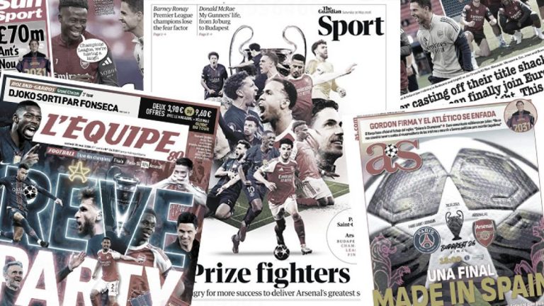 The world press panics before the Champions League final, Arsenal's biggest weapon which scares PSG