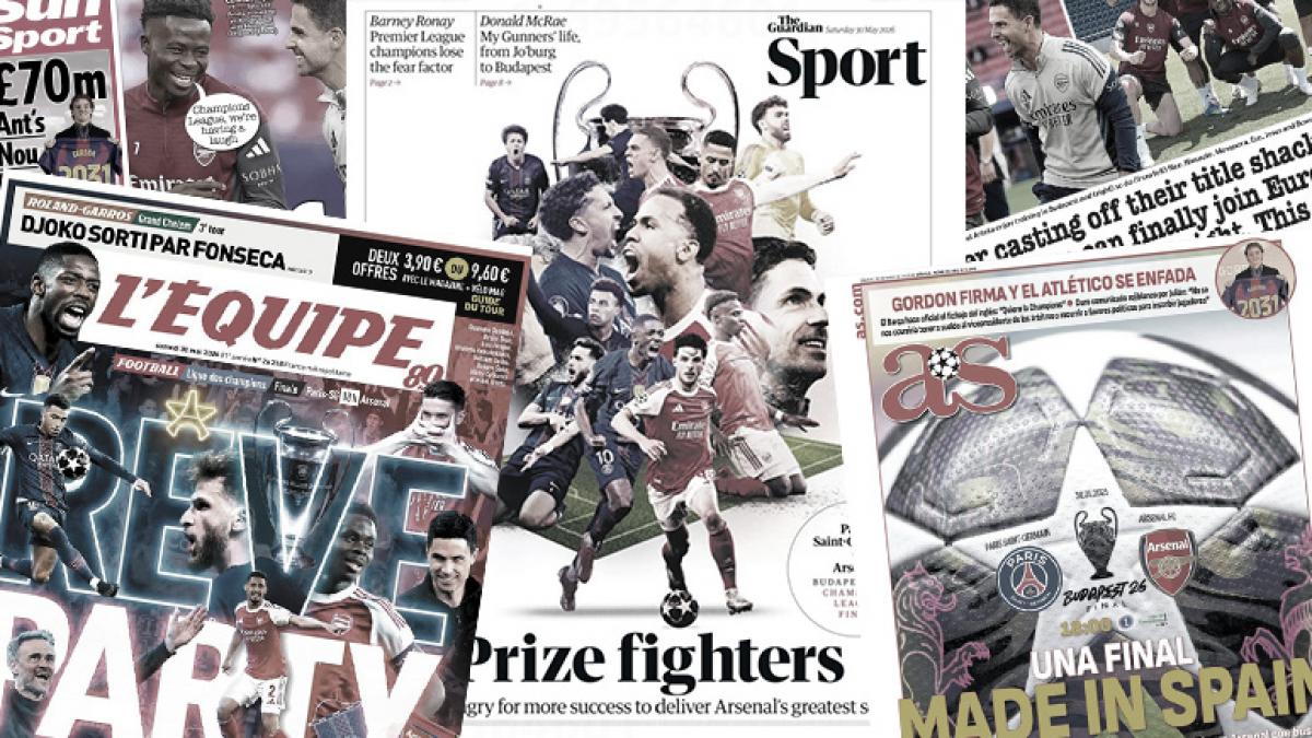 The world press panics before the Champions League final, Arsenal's biggest weapon which scares PSG