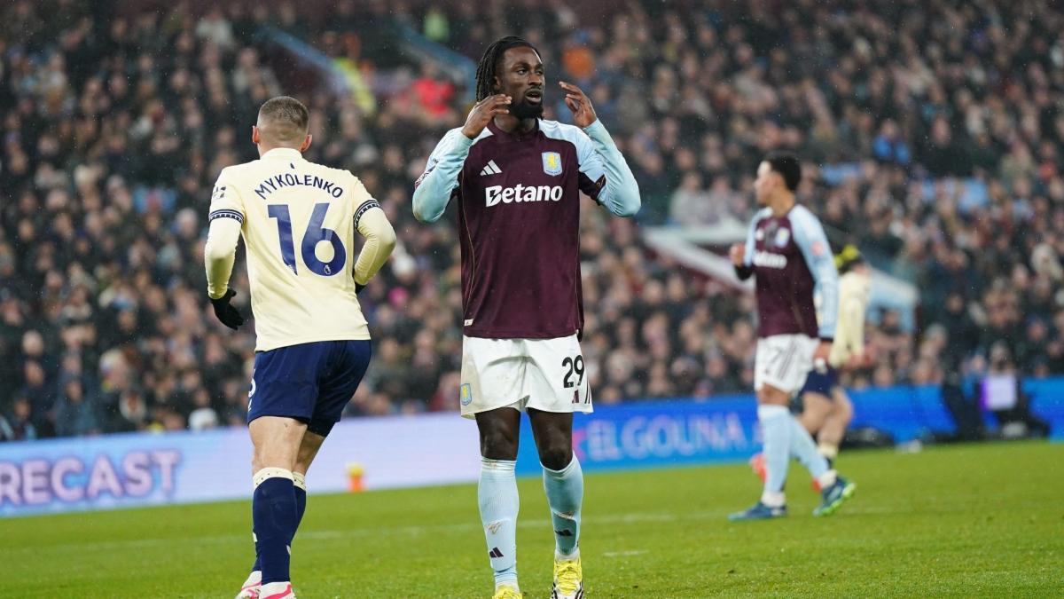 Aston Villa and Crystal Palace close to agreement for Evann Guessand