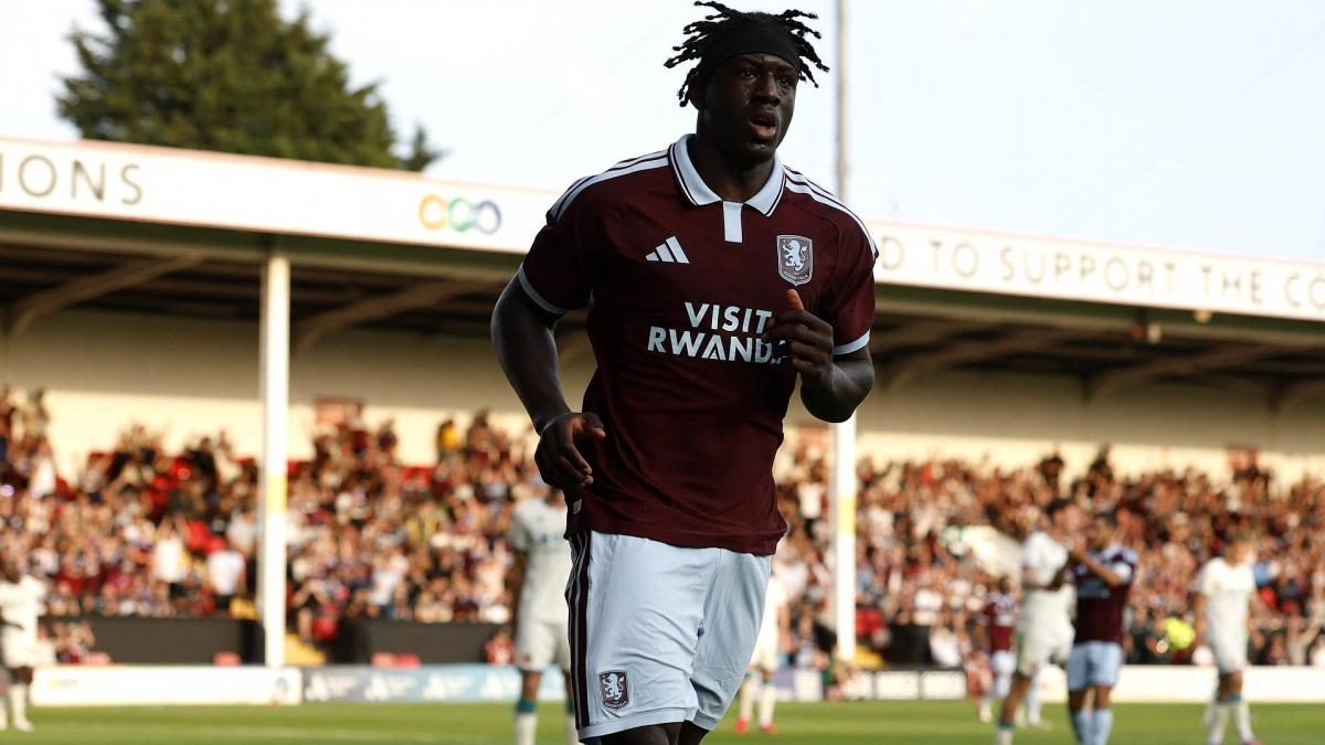 Aston Villa: purchased for €12 million after 5 L1 matches, Brian Madjo impresses England