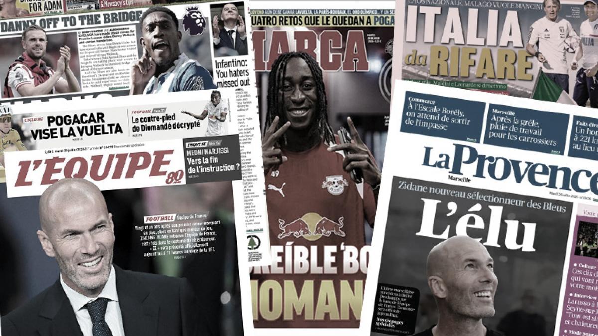 The press is excited about the arrival of Zinédine Zidane, Xabi Alonso has a precise plan for Chelsea