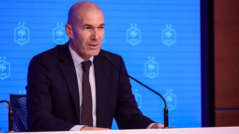 Théo Zidane is delighted to see his father at the head of the Blues