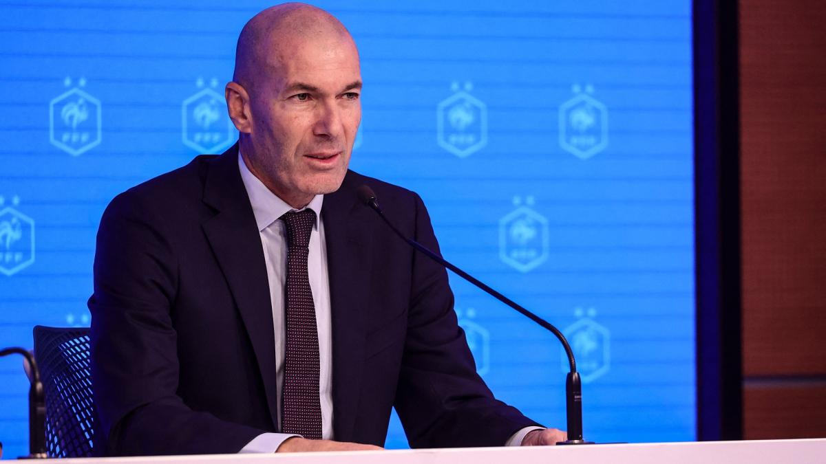 Théo Zidane is delighted to see his father at the head of the Blues