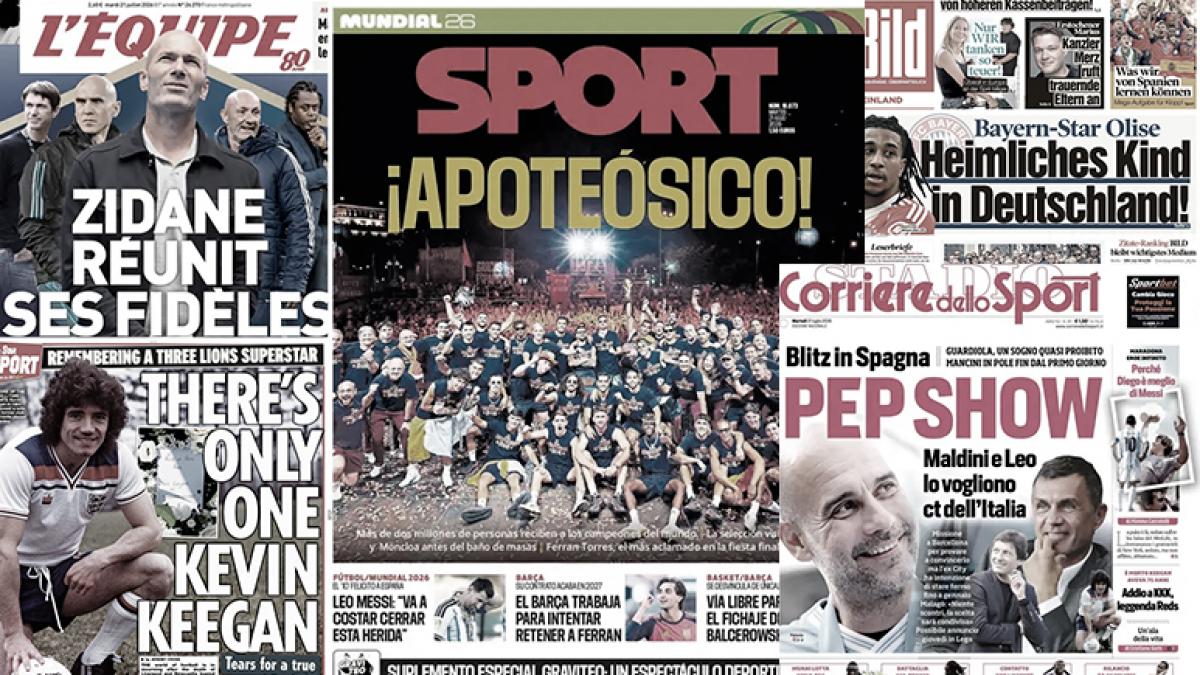 Zinédine Zidane's plan becomes clearer, England mourns a legend