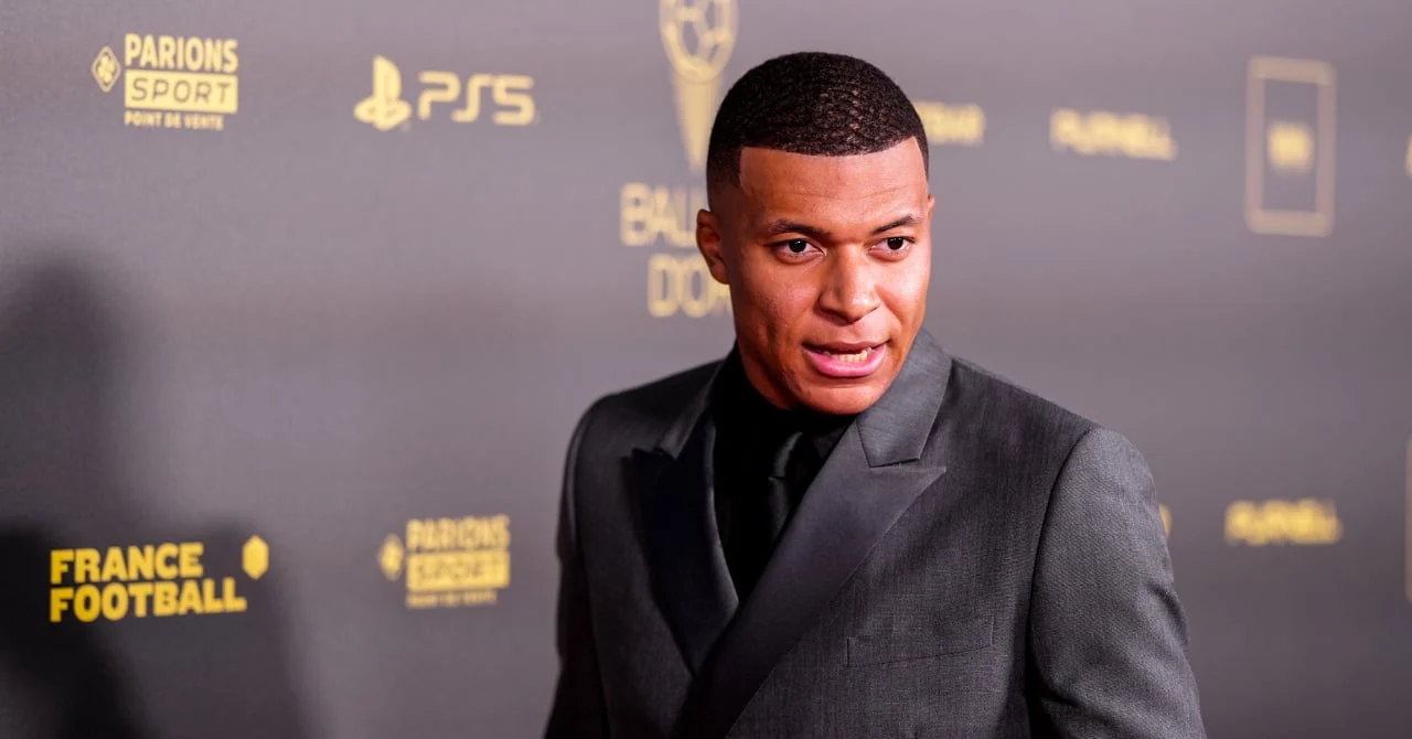 Kylian Mbappé totally lets loose on the Ballon d’Or!