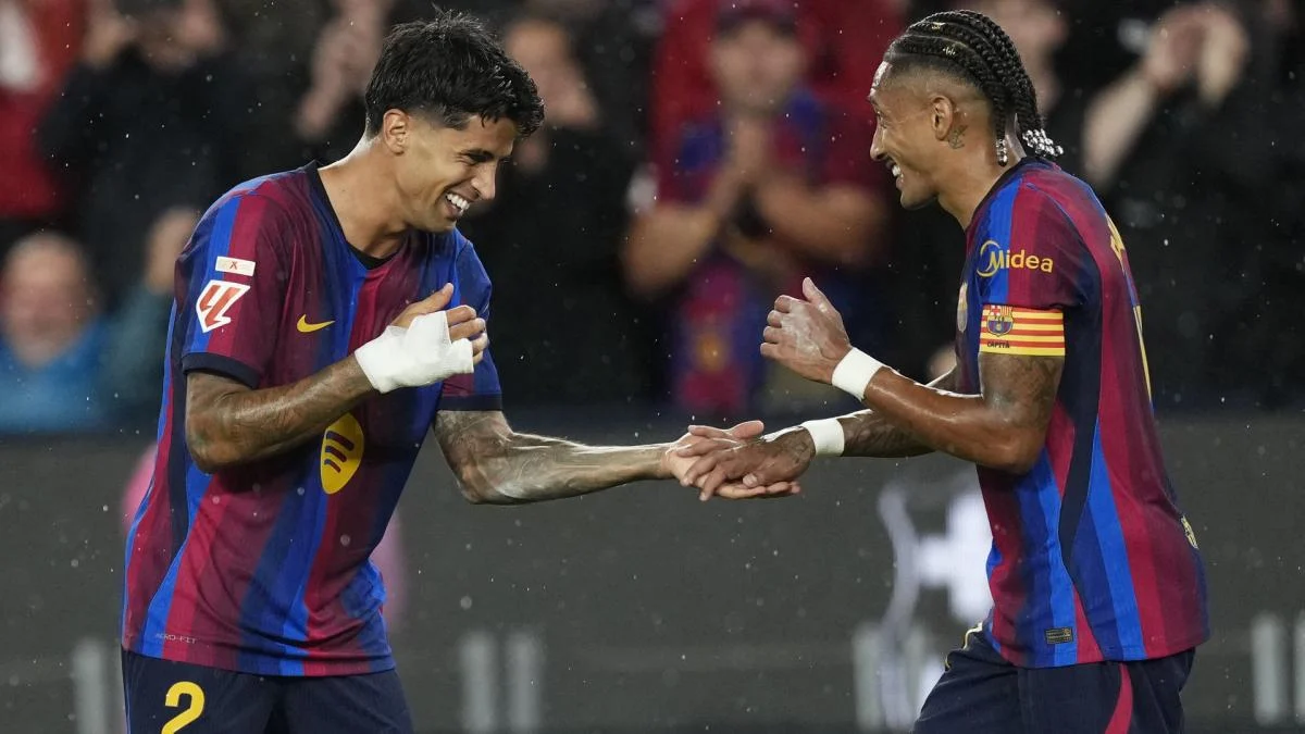 Liga: FC Barcelona pulverizes Racing de Santander 7-2 and continues its perfect start to the season