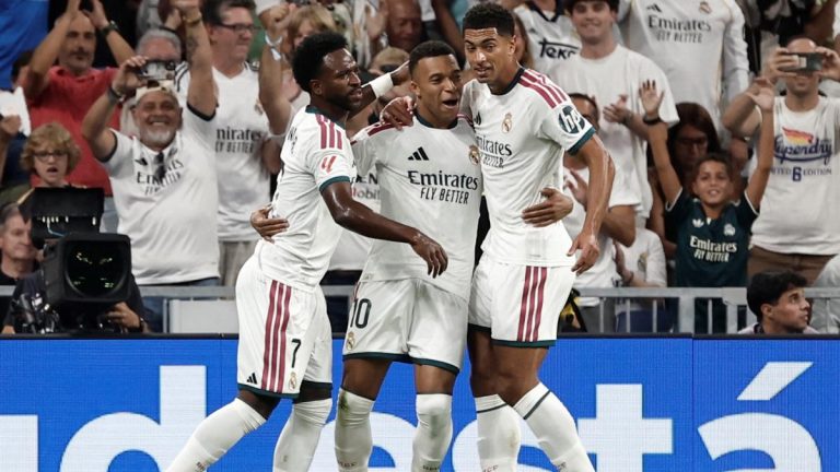Liga: led by a great Kylian Mbappé, Real Madrid slap Rayo and come back to level with Barça!