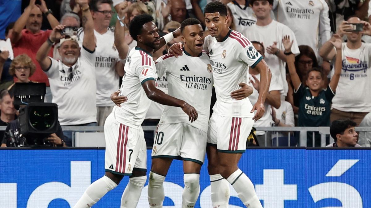Liga: led by a great Kylian Mbappé, Real Madrid slap Rayo and come back to level with Barça!