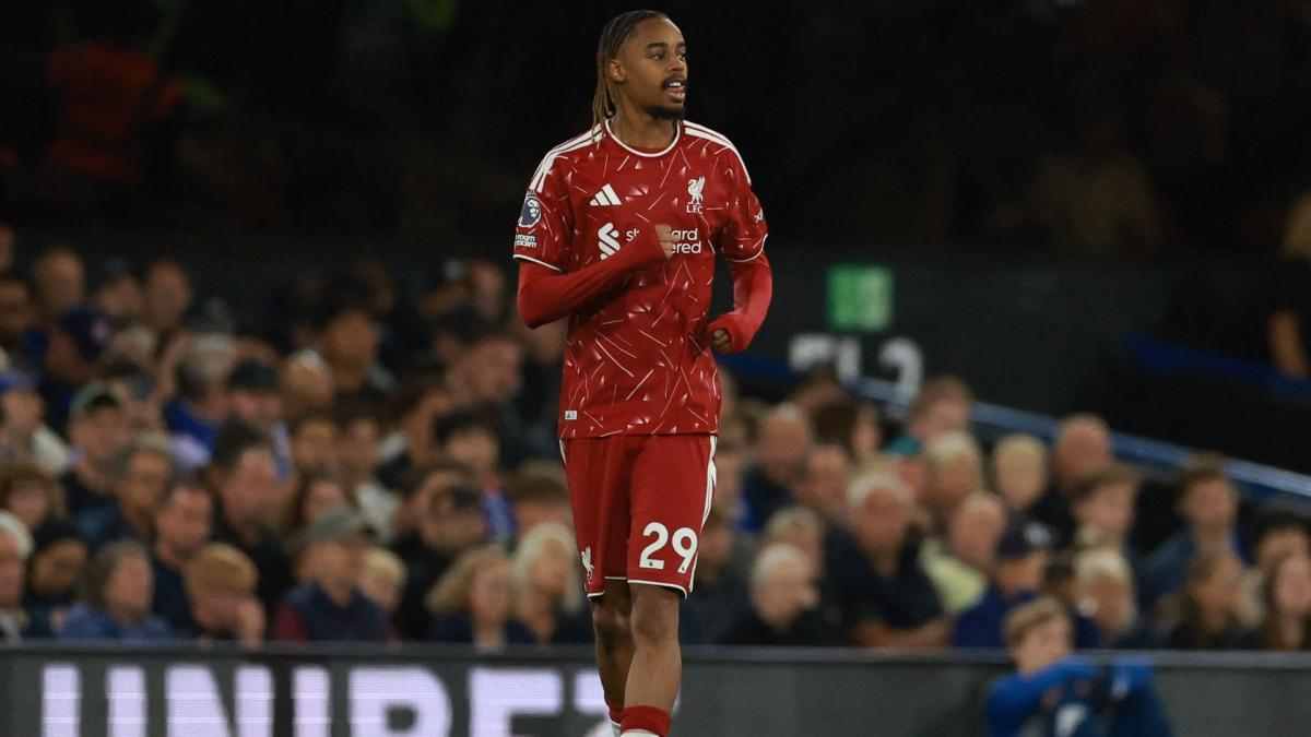 Liverpool: the first appearance of Bradley Barcola is already satisfactory