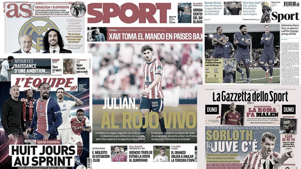 New Barça-Atlético battle for a player, Juventus heads towards Sørloth