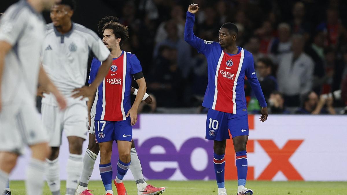 PSG: Ousmane Dembélé responded to Kylian Mbappé on the pitch