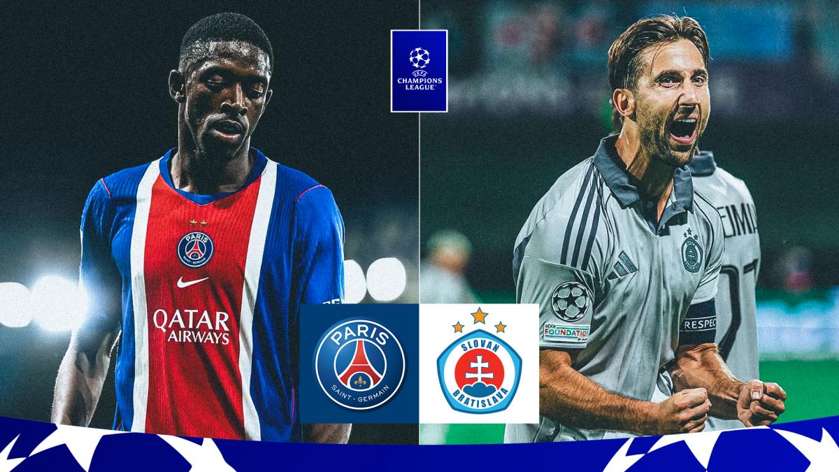 PSG – Slovan Bratislava: probable line-ups