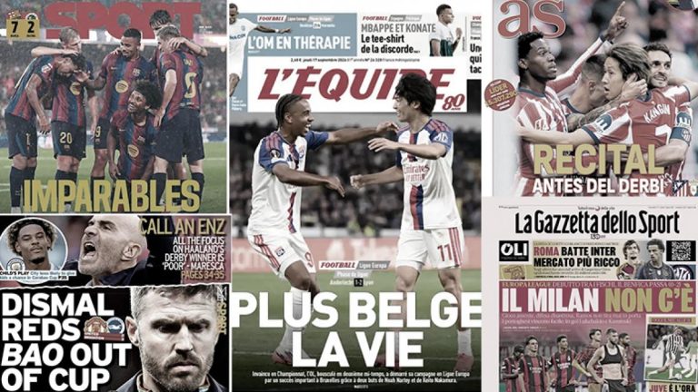 Spain in ecstasy over Barça, Atlético sends a strong message to Real Madrid before the derby