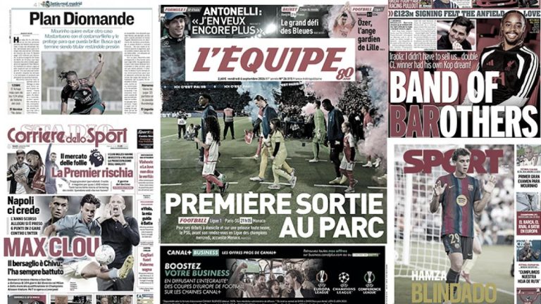 The French press has made its choice for the Ballon d'Or, Barça's plan for Hamza Abdelkarim