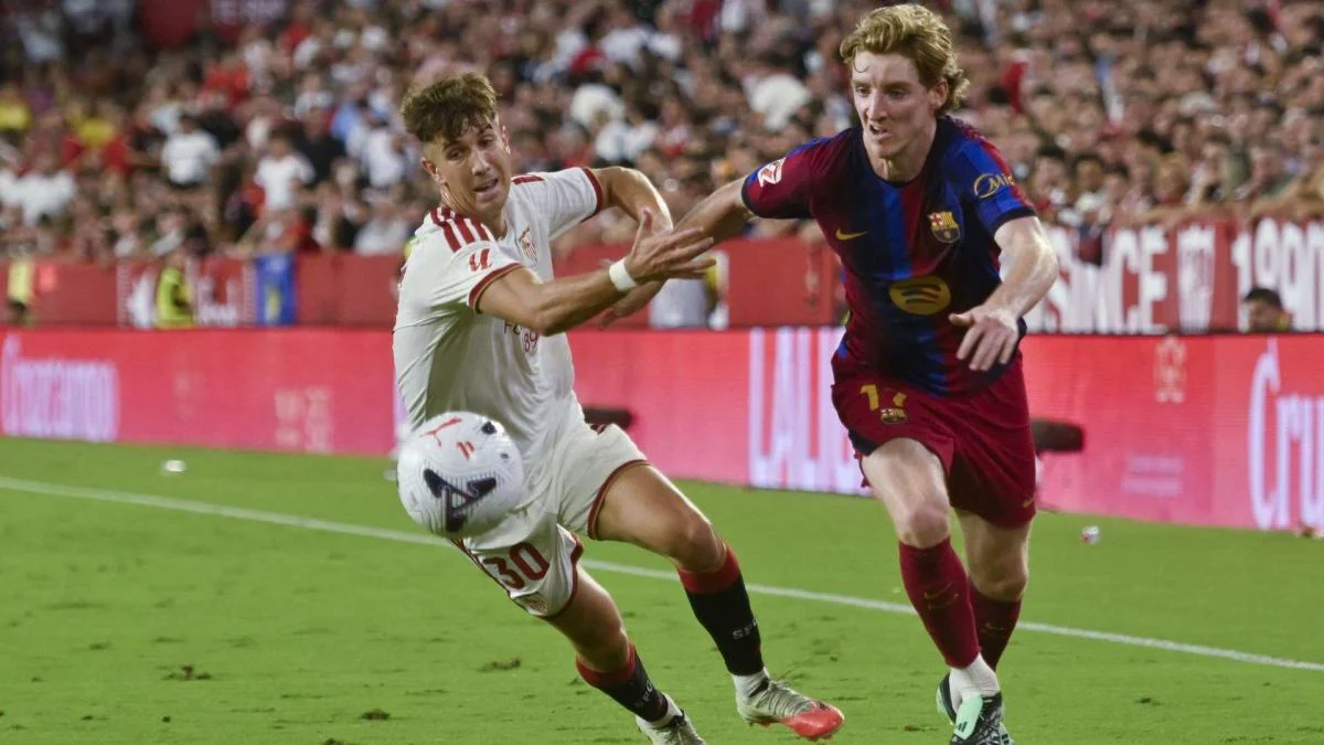 Anthony Gordon relishes his debut with Barça
