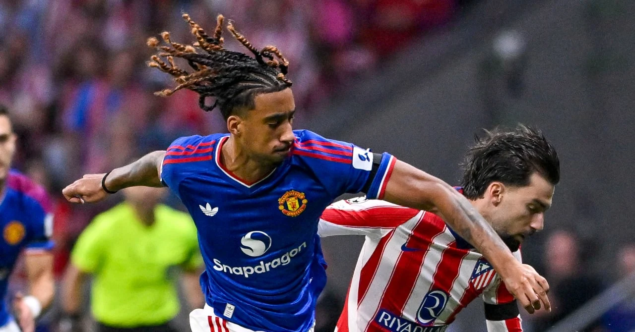 Champions League: Manchester United sinks, Leny Yoro sees red