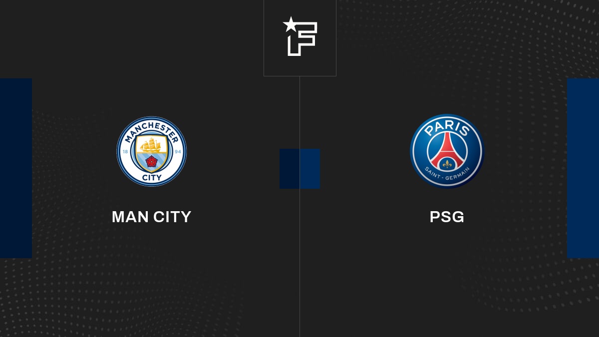 Follow the Manchester City-Paris Saint-Germain match live with commentary Live 8:50 p.m. - Champions League