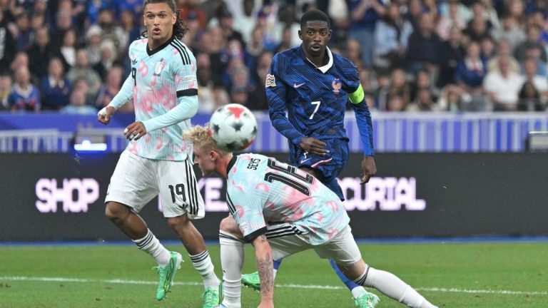 French team: Ousmane Dembélé completely missed his break
