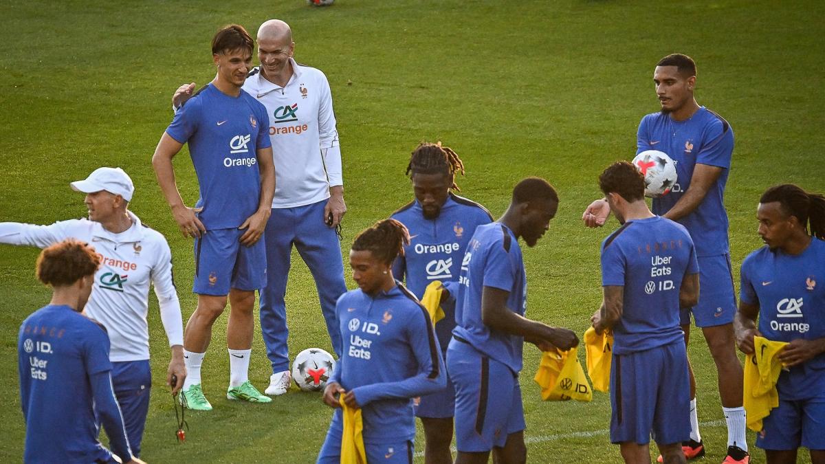 French team: three players scored points ahead of Zinedine Zidane