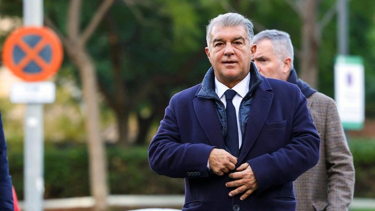 Joan Laporta comes to the aid of Javier Tebas