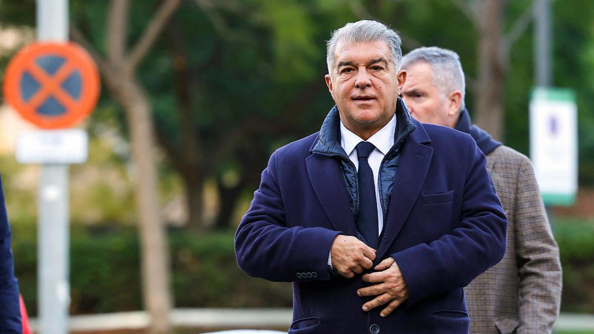 Joan Laporta comes to the aid of Javier Tebas