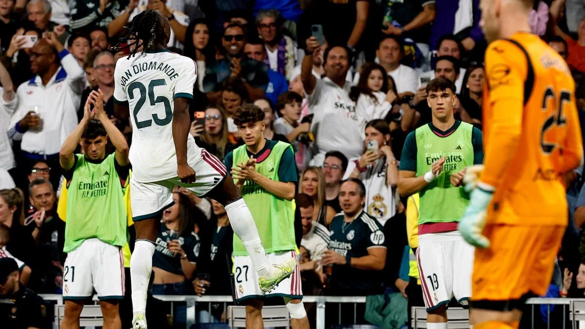 Liga: Real Madrid wins against Villarreal thanks to Yan Diomandé, but loses Vinicius Jr