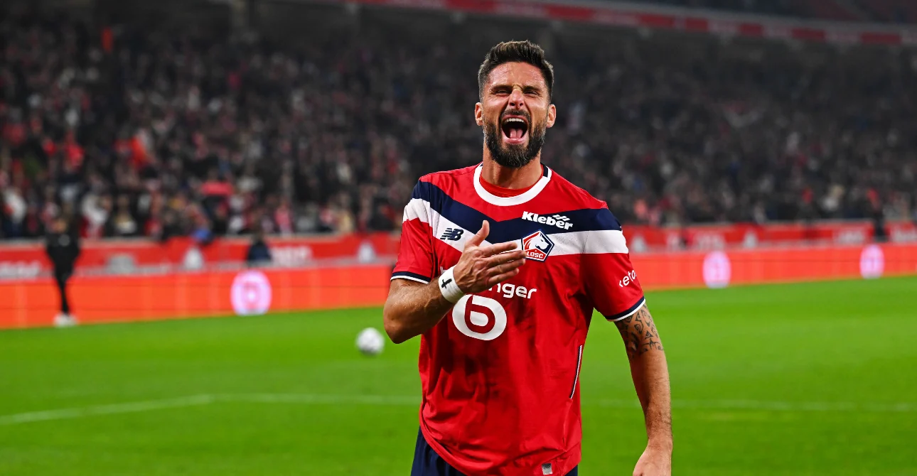 Lille-Lens: Olivier Giroud as a hero!