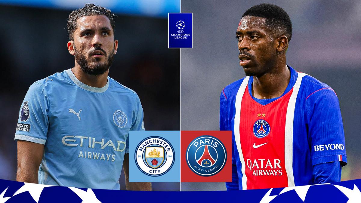 Manchester City – PSG: probable line-ups