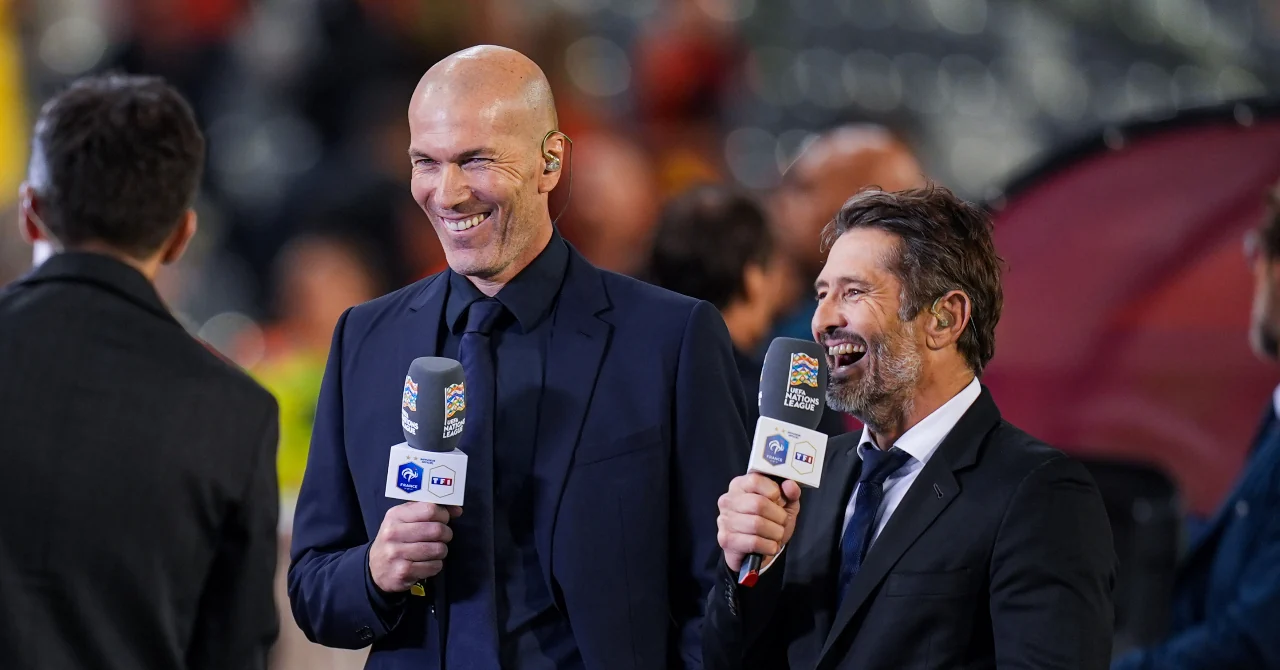 Zinédine Zidane and Bixente Lizarazu, an evening full of emotion